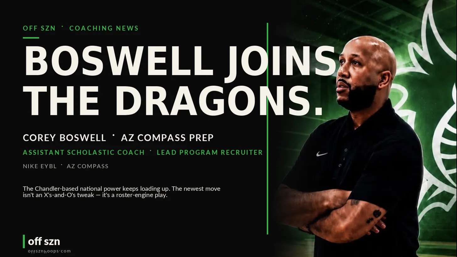 AZ Compass Prep hires Corey Boswell as Lead Program Recruiter — and the title says everything